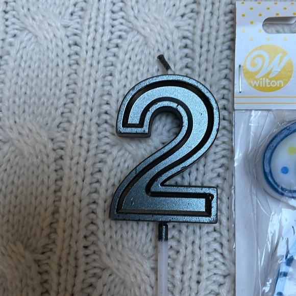 NWOT Birthday candles 7 pk lot. 77 candles in total numerical combinations - Picture 3 of 14